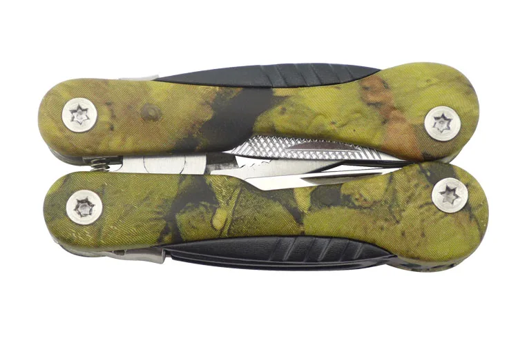 Multi-purpose  Army Green Color Stainless Steel Pliers