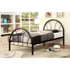 Bedroom Furniture of America Capelli Twin Metal Arch Bed Kids Bed