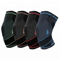 

Nylon Silicon Compression Knee Sleeve With Straps