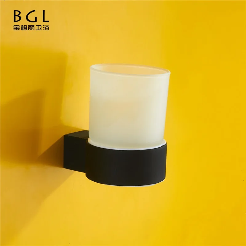 
18238 wholesale bathroom accessories set wall mounted tumbler holder rubber paint glass cup tumbler holder toothbrush holder 