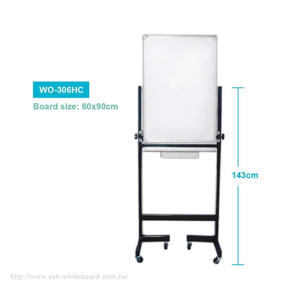 
Reversible Magnetic whiteboard with stand 