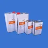 Silicone adhesives for silicone rubber roller compression sets