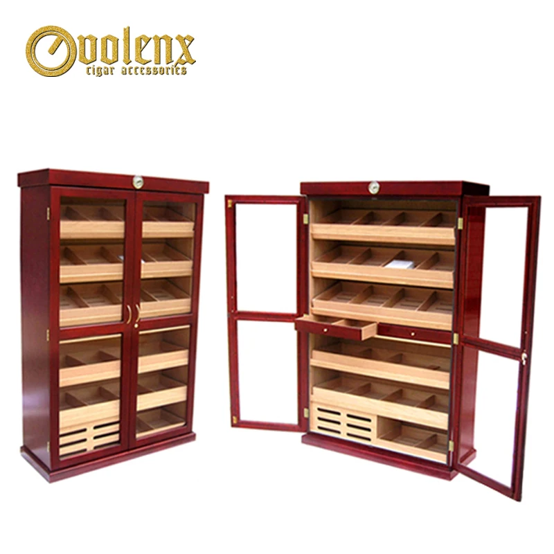 

Large capacity furniture quality humidor cigars cabinet 4000 cigar cabinet australia, Classical cherry