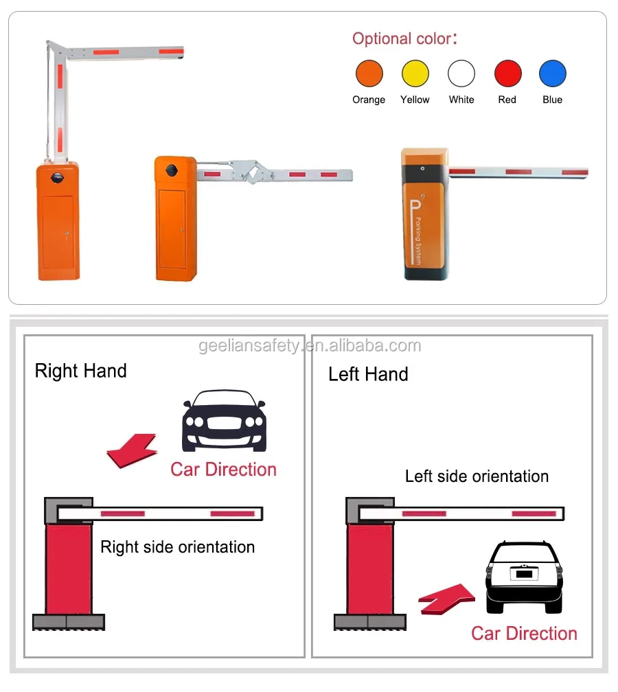 Highspeed Intelligent Car Parking Boom Barrier Gate/security Gate With