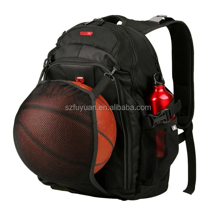 backpack with basketball pocket