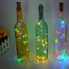 Innovative design wine bottle led light cork fairy string lights stopper battery copper wire strings for wholesales