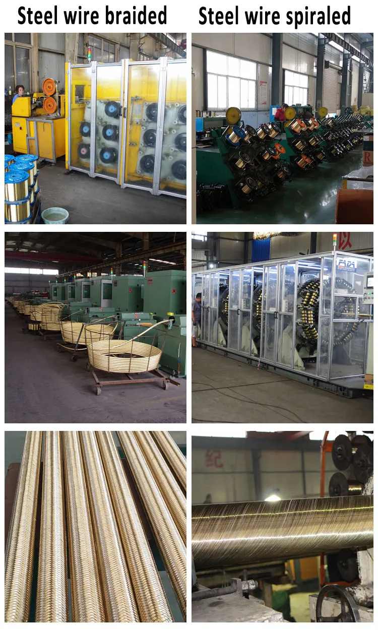 wire braided and spiraled