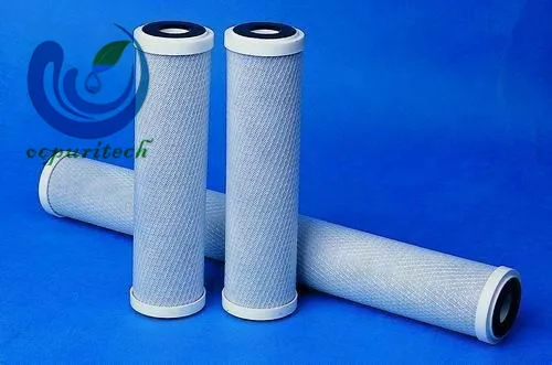 10 / 20 inch CTO activated carbon block water filter cartridge/cto carbon block filter