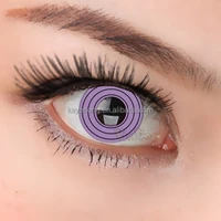 

popular janpanese cartoon naruto lens sharingan cosplay violet sprial ring CL211