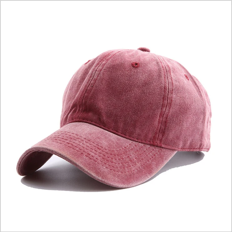 Mens Pigment Dyed Washed Cotton Adjustable Unstructured Blank Dad Hat ...