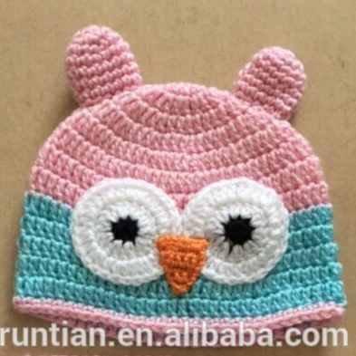 ベビーフクロウ動物ビーニーキッズアクリルかぎ針編み帽子 Buy かぎ針編み帽子 帽子ベビー キッズ帽子 Product On Alibaba Com