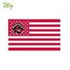 Close-up of waving flag with Toronto Raptors basketball team logo flags 3D rendering