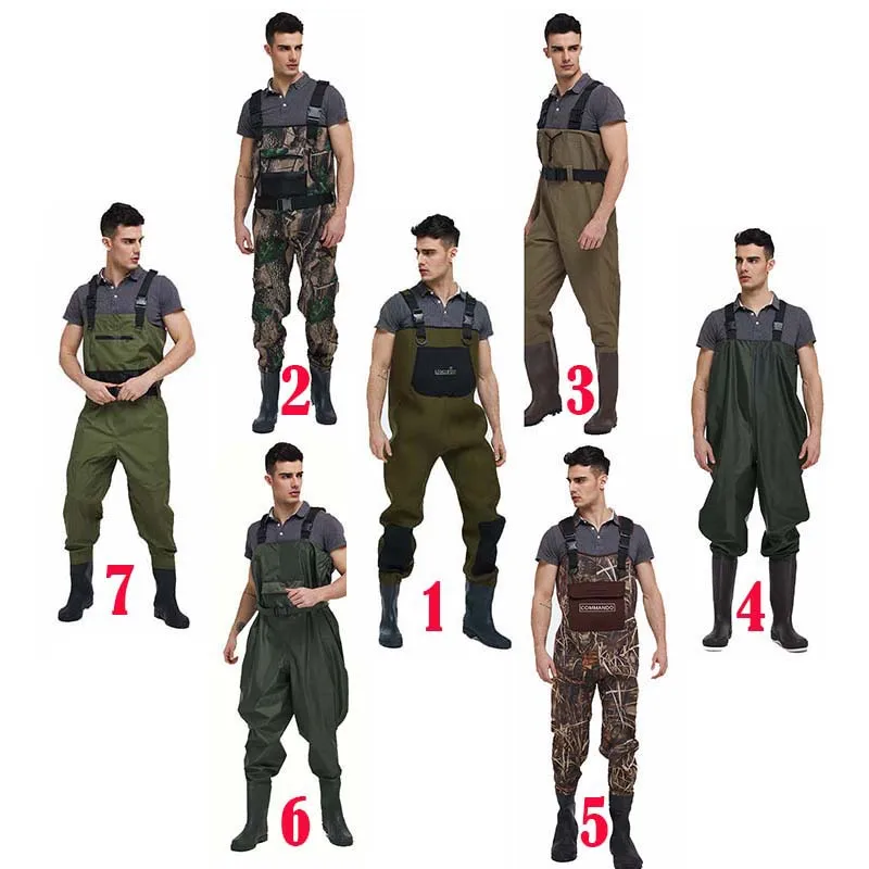 
Hotsales Customized Hunting Neoprene waist Fishing Chest pants Waders 