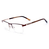 

Half Rim Gentleman Eyeglasses Metal Eyewear Spectacle Frames For Man