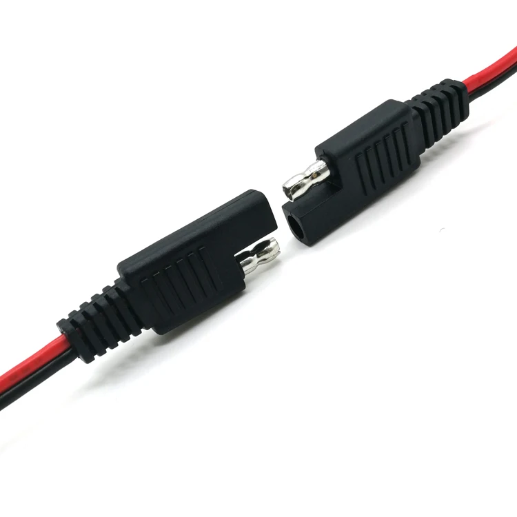 Battery Quick Disconnect Connect 2-Pin SAE Extension Wire Harness Tender US 6ft
