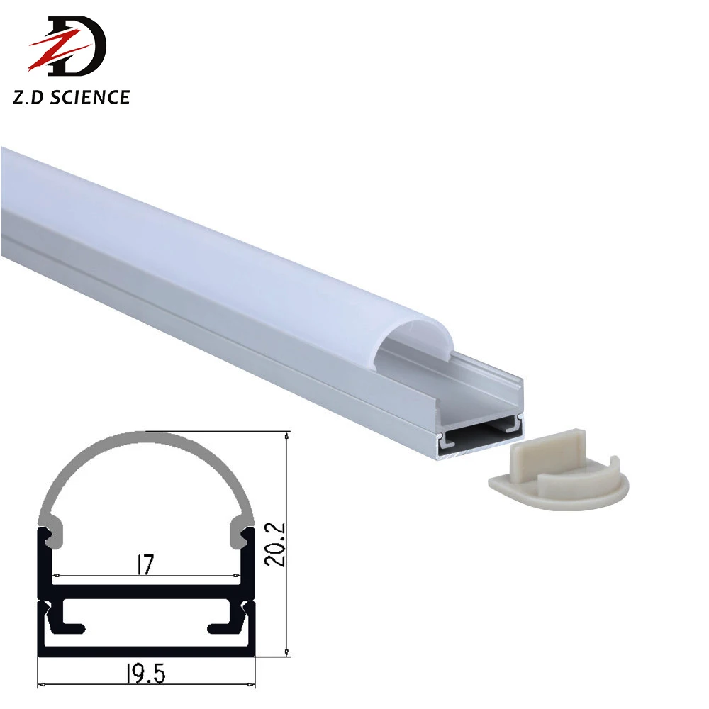 Wholesale 2m Deep U shape extruded led aluminum profile for led strip light