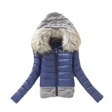 CWLSP 2016 font b Winter b font Thickening With a Hood Short Design Wadded Jacket Large