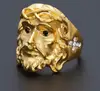 Jesus Hip Hop Men's Ring 925 sterling silver ring