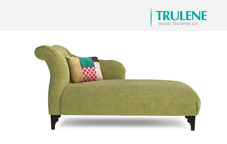 New product On sale luxury loyal style green fabric velvet lying lounge chair for living room bedroom