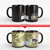 P178 Promotional gift color changing mug, porcelain magic sublimation mug