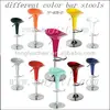 height adjustable function with 360 degree swivel ABS bar stool