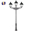 Outdoor antique cast iron street lighting poles