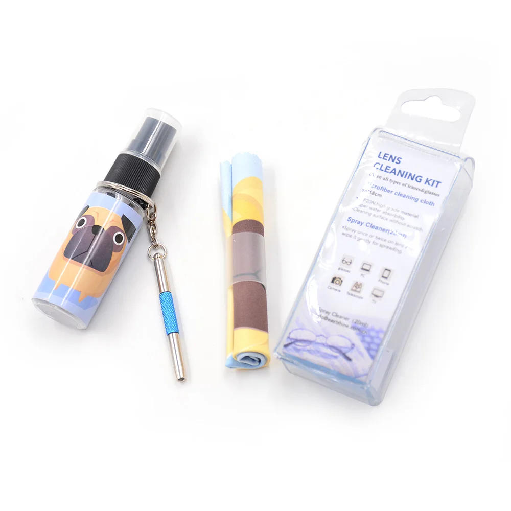 

Cheap wholesale optical eye glasses lens screen spray liquid cleaner with mini screwdriver