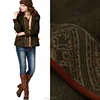 2015 Fashion winter warmth short coat embroidered draw string hooded rabbit fur collar woman coat