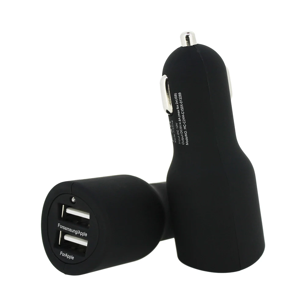 

BSCI factory best sellers 4.8A fast the usb car charger with 2 usb ports