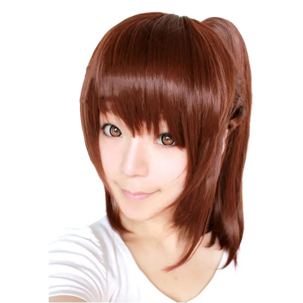 2018 Attack on Titan Sasha Blouse Red-Brown Ponytail Cosplay Wig