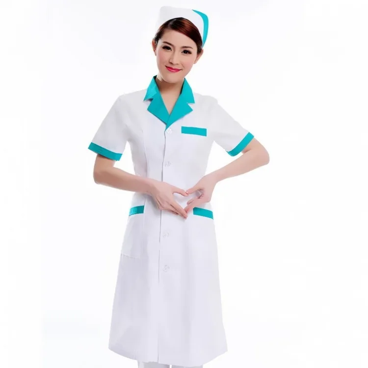 Sky Blue Hospital Nurse Uniform 1550 - Uniform Sarees Corp - India's Most  Trusted Brand for Uniforms