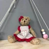 12 inch teddy bears red valentine gift teddy bears patch bear heart