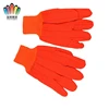 Trending products 2019 Heat-resistant Twill Working Glove polyester orange cotton work gloves