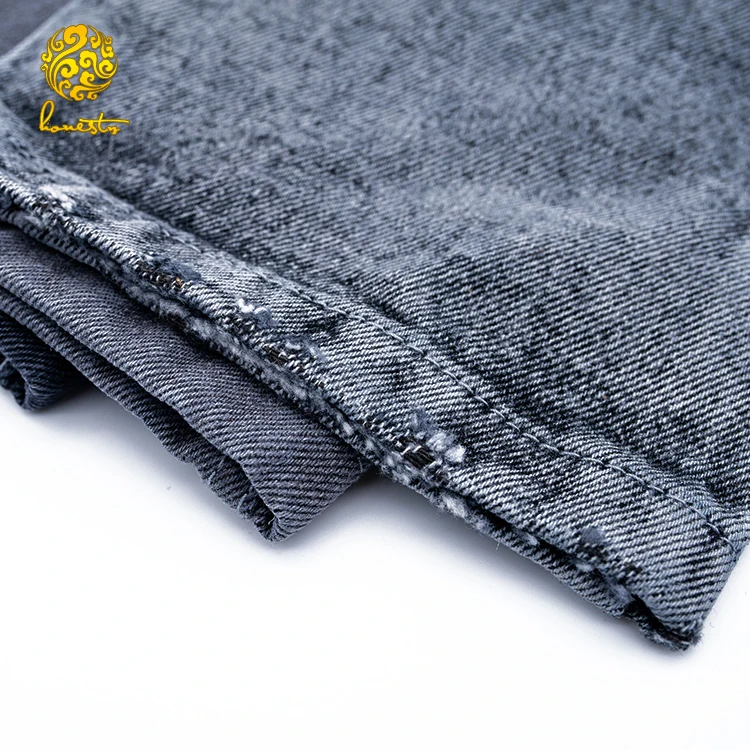 
Men jeans print spandex 100% cotton denim fabric 