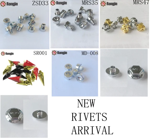 Chrome Plastic Wheel Rims Rivets - Easy Installation