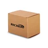 Good simple black one color printing logo brand brown kraft box custom