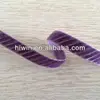 Fashion ribbon Bias cut purple Velvet Ribbon for christmas