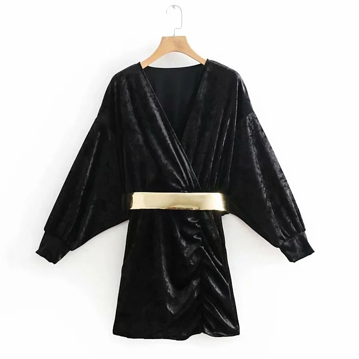 kimono wrap mini dress