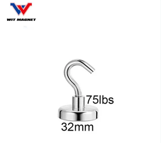 
Heavy Duty D32 Strong Magnetic Hooks for Storage and Organization Home Kitchen Accessories 