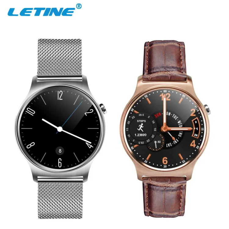 

Custom Made Good Quality Heart Rate Monitor Wrist Watch Mobile Phone / Android MTK2502 Bluetooth Smart Watch For Iphone