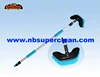 Triangle head soft hair water flow through boat cleaning heavy duty car cleaning brush