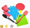 Heat Resistant Silicone Baking Spoons Spatula with Stainless Steel Core for Cooking Baking