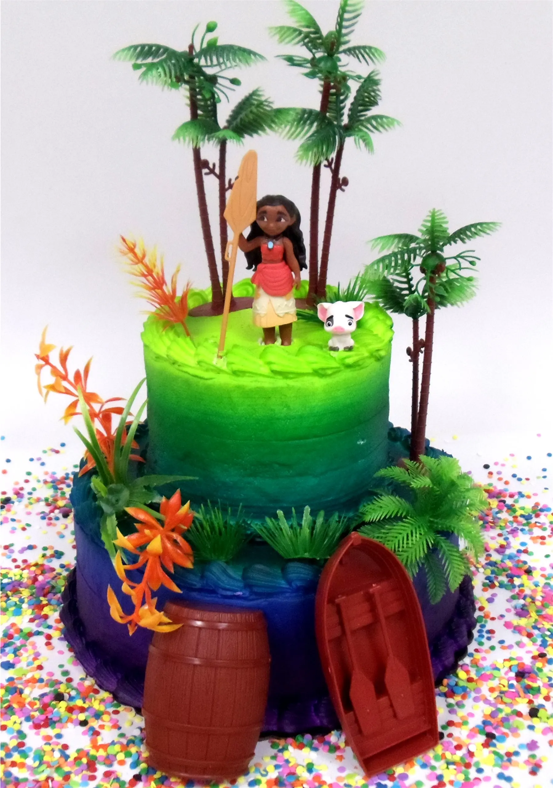 Buy Moana Tropical Themed Moana Birthday Cake Topper Set Featuring Moana Figure And Decorative Accessories In Cheap Price On Alibaba Com