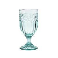 

Stocked feature promotional colored glass goblet/vintage goblets/water goblets