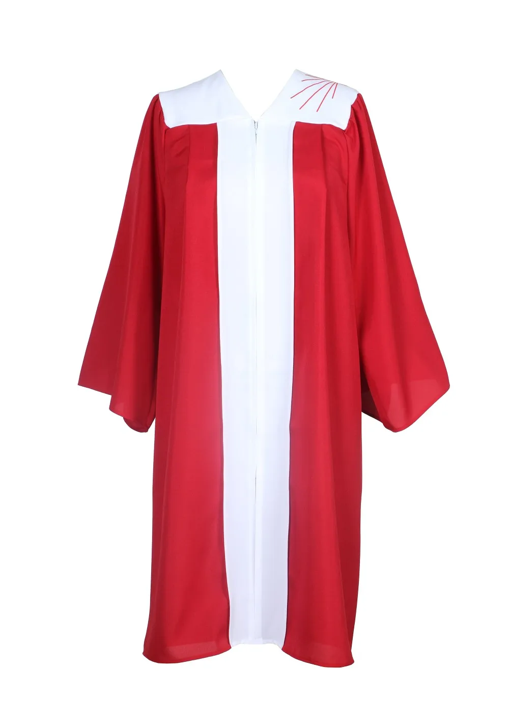 High Quality Embroidered Choir Robes In White/red Colors Buy Choir