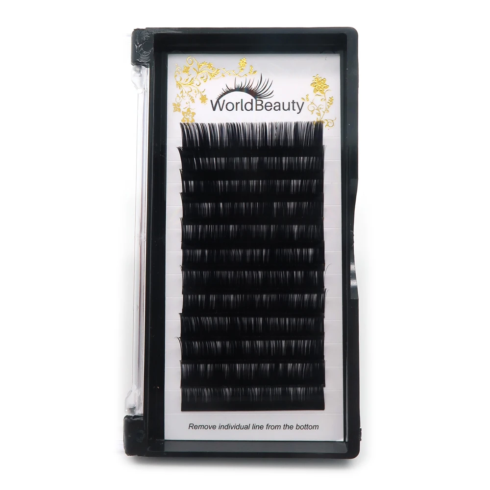 

Worldbeauty individual false eyelashes natural looking lash extensions, Natural black