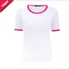 Cheap bamboo fiber custom logo custom tee