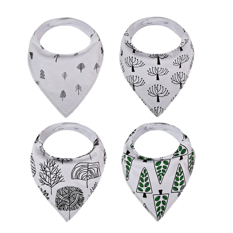

Laribbons Wholesale Baby Cotton Bandana Drool Bibs for Boys & Girls, As pictures shows