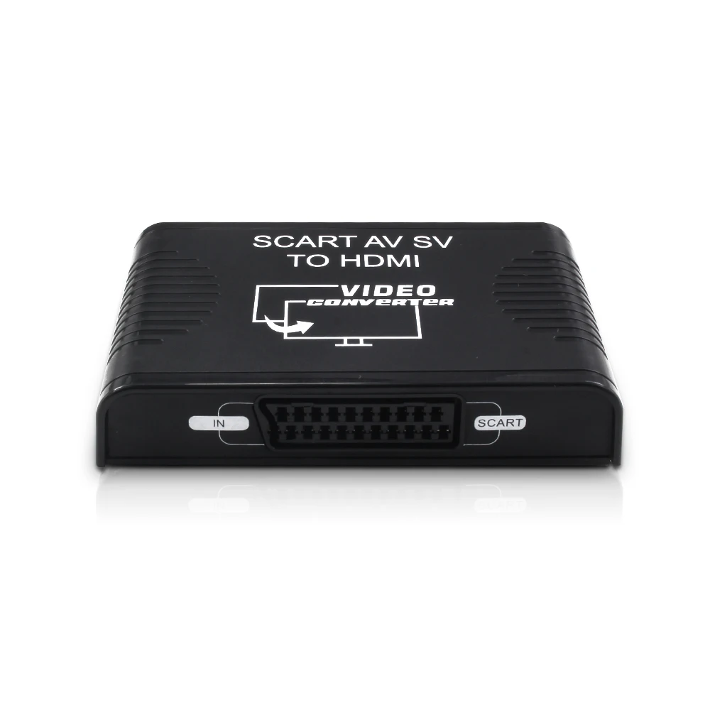 

New arrival scart/AV/SV to HDMI converter from shenzhen factory, Black