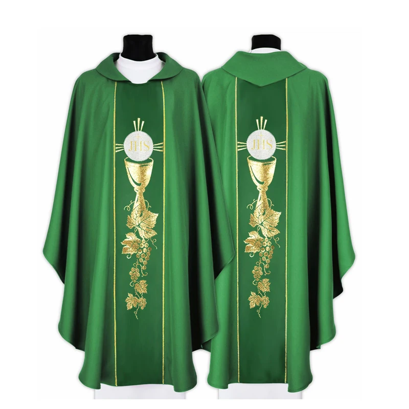
Green Gothic Chasuble Year of Mercy 